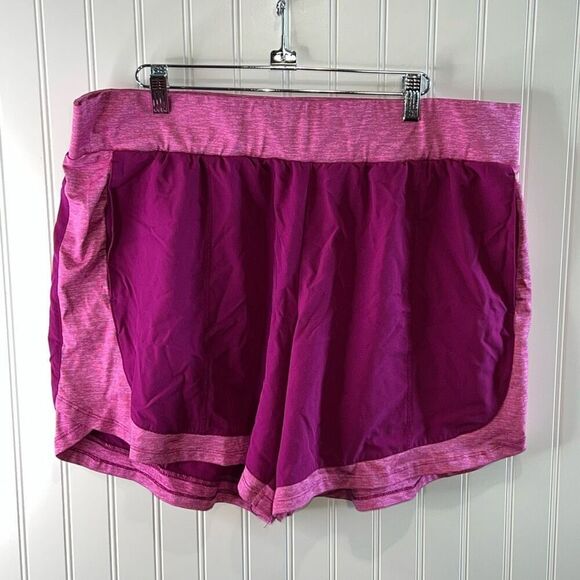 TEK GEAR Shorts Womens XXL Pink Active Workout Sports Active Wear 6” Inseam - Picture 1 of 7